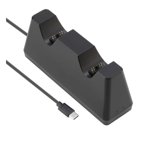 【ラッピング可】【即日発送】【新品】CYBER サイバー PS5コントローラー用 充電スタンド Wダブル DualSense Edge DualSense用 CY-P5CCS2Y-BK ブラック