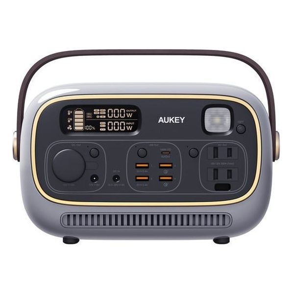【即日発送】【新品】AUKEY オーキー ポータブル電源 PowerStudio PS-RE03 グレー