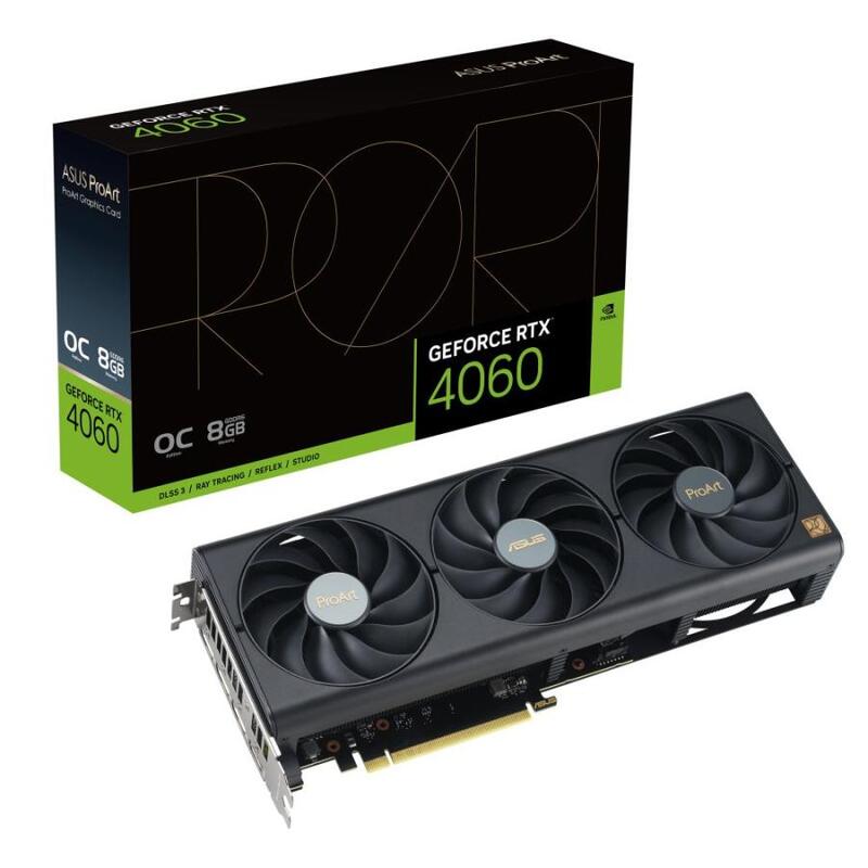 【新品】ASUS エイスース グラフィックボード PROART-RTX4060-O8G PCIExp 8GB