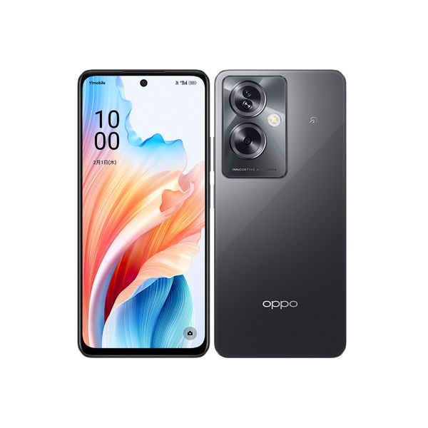 【ラッピング可】【新品 開封済み未使用品】OPPO A79 5G Y!mobile版 4GB/128GB A303OP ミステリーブラック SIMロック解除品