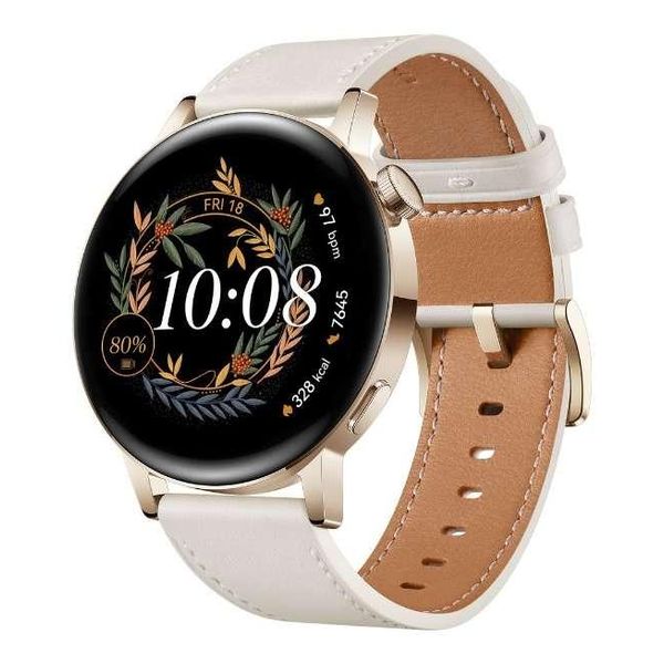 【ラッピング可】【即日発送】【新品】HUAWEI ファーウェイ スマートウォッチ WATCH GT3 42mm クラシックモデル MIL-B19 ホワイト