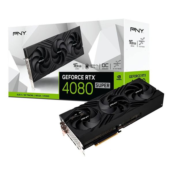 【新品】PNY ピーエヌワイ グラフィックボード GeForce RTX 4080 SUPER 16GB VERTO OC 3FAN