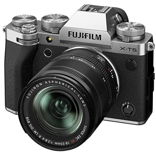 【即日発送】【新品 箱不良・シュリンク破れ品】FUJIFILM 富士フイルム X-T5 XF18-55mm レンズキット シルバー