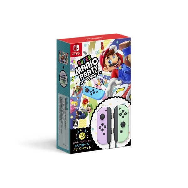 【即日発送】【新品 保証開始済み品】Switch 任天堂 スーパー マリオパーティ 4人で遊べる Joy-Conセット HAC-R-ADFJAVA5