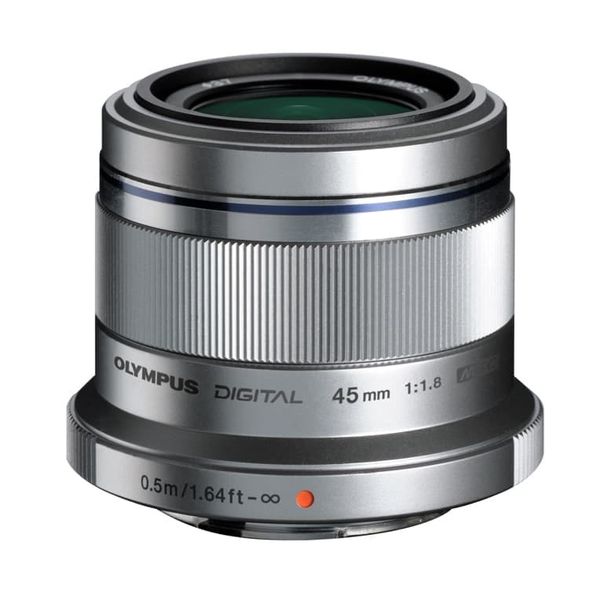 【即日発送】【新品 保証開始済み品】OLYMPUS オリンパス 交換レンズ M.ZUIKO DIGITAL 45mm F1.8 シルバー