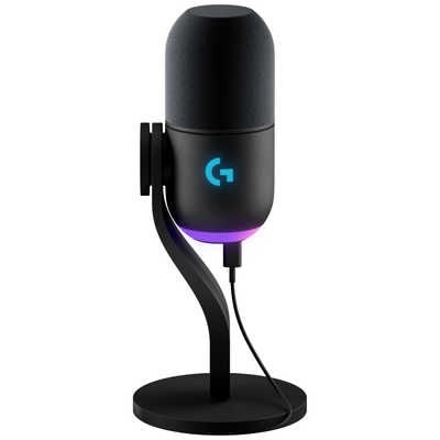 【即日発送】【新品 箱不良・シュリンク破れ品】Logicool ロジクール G Yeti GX ダイナミック RGB ゲーミングマイク G-YETI-GX-BK USB ブラック