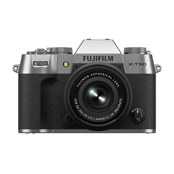 【即日発送】【新品 保証開始済み品】FUJIFILM 富士フイルム ミラーレスカメラ X-T50 XC15-45mmレンズキット シルバー