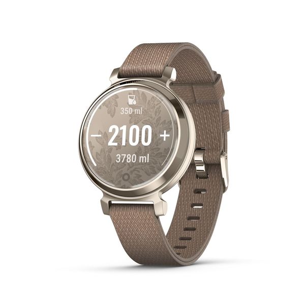 【ラッピング可】【即日発送】【国内版】【新品】GARMIN ガーミン スマートウォッチ Lily 2 Classic リリー2 クラシック Coffee Nylon / Cream Gold 010-02839-52