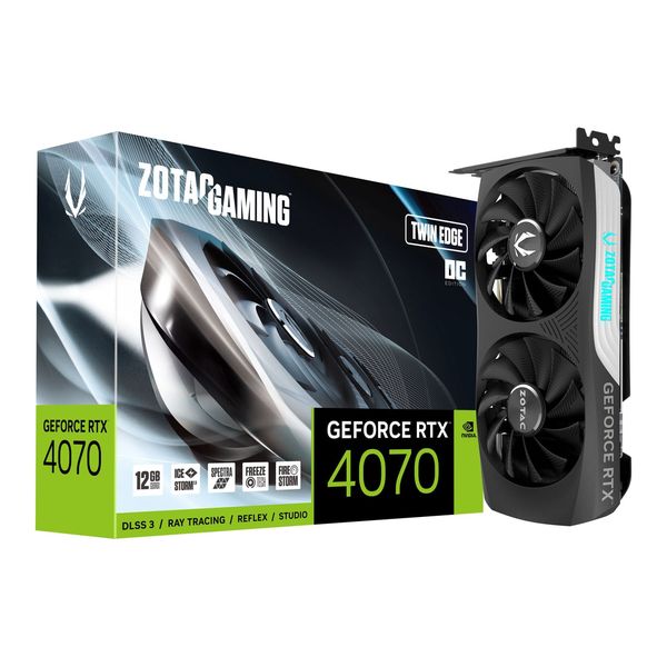 【新品】ZOTAC ゾタック グラフィックスボード GAMING GEFORCE RTX 4070 Twin Edge OC ZT-D40700H-10M