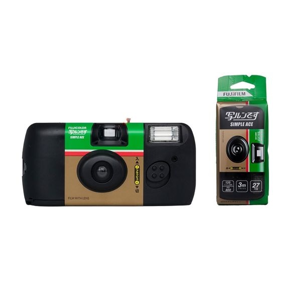 【ラッピング可】【新品 箱不良・シュリンク破れ品】FUJIFILM 富士フィルム Simple Ace 写ルンです 27枚撮り