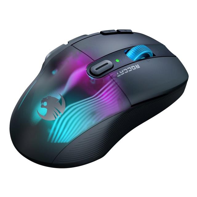 【即日発送】【新品 箱不良・シュリンク破れ品】ROCCAT ロキャット ワイヤレスゲーミングマウス Kone XP Air アッシュブラック