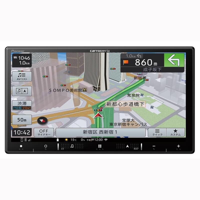 【即日発送】【新品 箱不良・シュリンク破れ品】Pioneer パイオニア カーナビ 楽ナビ AVIC-RZ720