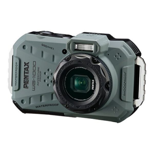 【ラッピング可】【即日発送】【新品 保証開始済み品】PENTAX ペンタックス コンパクトデジタルカメラ (防水+防塵+耐衝撃) WG-1000 オリーブ