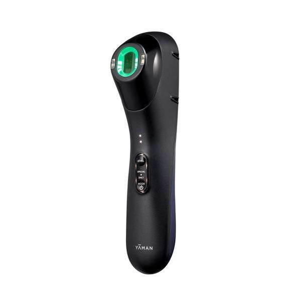【即日発送】【新品 箱不良・シュリンク破れ品】YA-MAN ヤーマン 光美顔器 ブルーグリーンショット YJFC0B ブラック