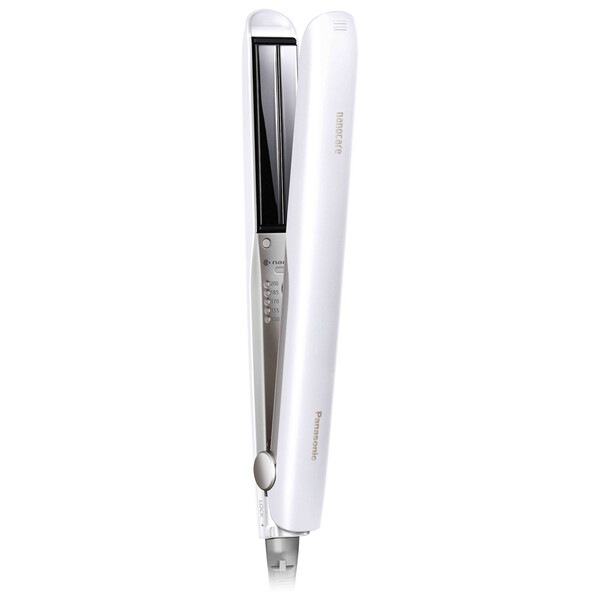 【即日発送】【新品 箱不良・シュリンク破れ品】Panasonic パナソニック ストレートアイロン ナノケア EH-HS0J-W ホワイト