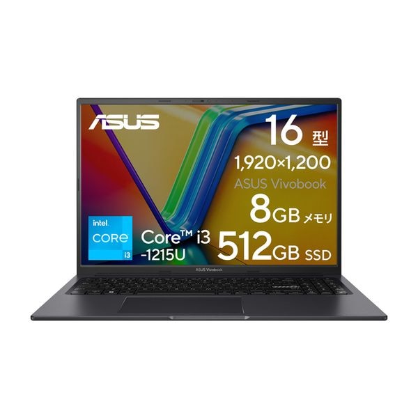 【新品】ASUS エイスース ノートパソコン Vivobook 16X K3604ZA 16インチ 512GB K3604ZA-MB101W