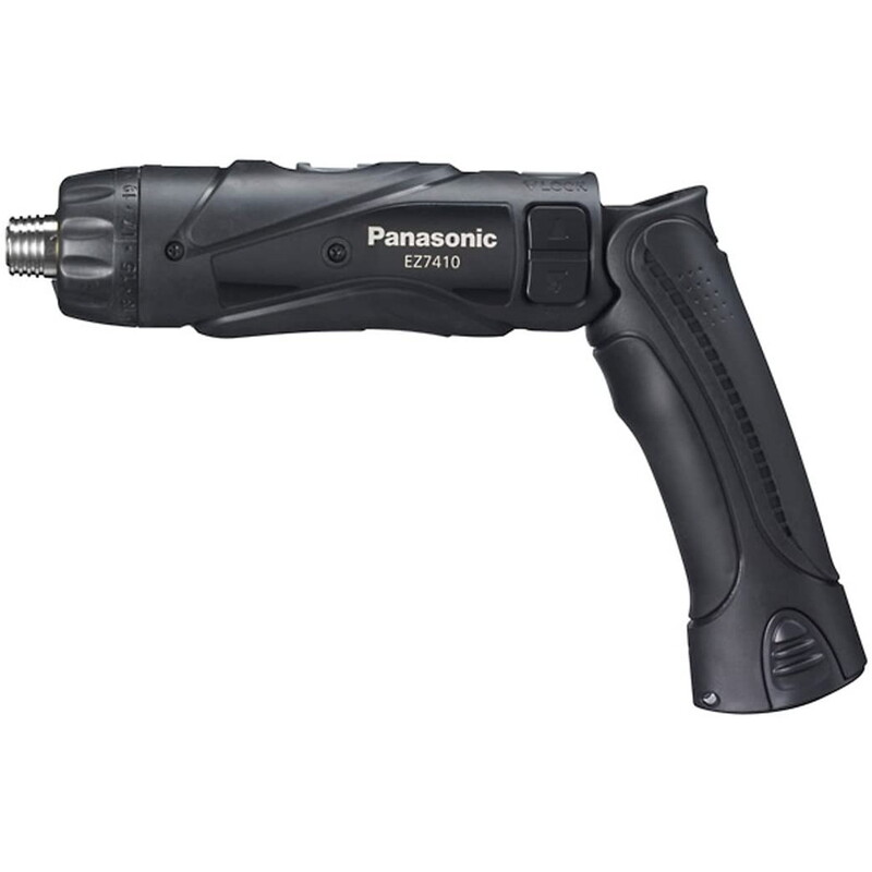 【新品】Panasonic パナソニック 充電スティックドリルドライバー 3.6V 電池パック2個・充電器・ケースセット EZ7410LA2SB1 ブラック
