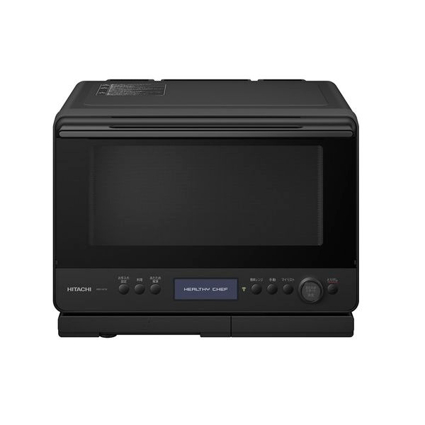 【新品】HITACHI 日立 過熱水蒸気オーブンレンジ ヘルシーシェフ MRO-W1B-K フロストブラック