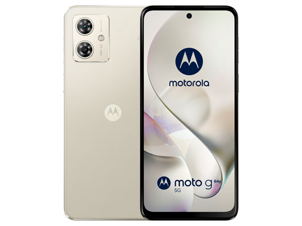 【ラッピング可】【即日発送】【国内版】【新品】Motorola モトローラ スマホ moto g64y 5G 4GB+128GB Y!mobile版 クリーム SIMロック解除品