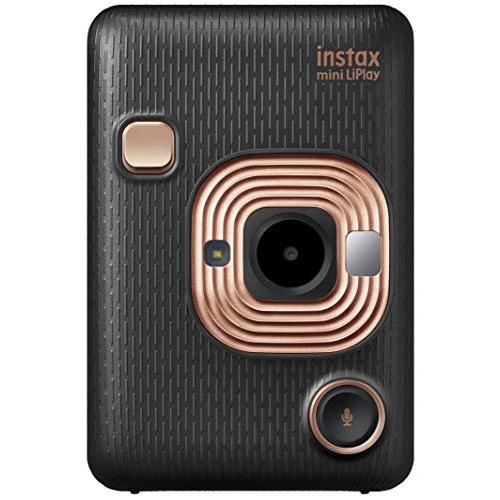 【即日発送】【新品 保証開始済み品】FUJIFILM 富士フイルム instax mini LiPlay チェキ エレガントブラック