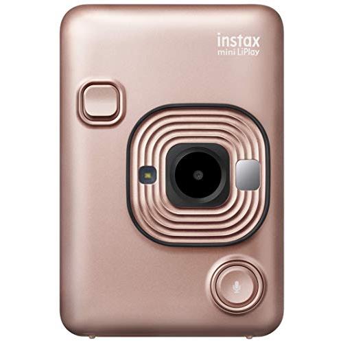 【即日発送】【新品 保証開始済み品】FUJIFILM 富士フイルム instax mini LiPlay チェキ ブラッシュゴールド
