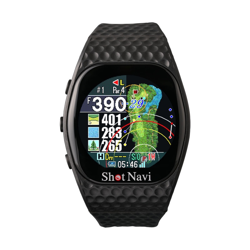 【ラッピング可】【即日発送】【新品】Shot Navi ショットナビ GPS ゴルフ ウォッチ INFINITY Touch ショットナビ インフィニティー タッチ 2024モデル Black ブラック