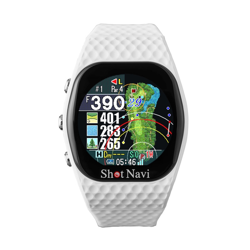 【ラッピング可】【即日発送】【新品】Shot Navi ショットナビ GPS ゴルフ ウォッチ INFINITY Touch ショットナビ インフィニティー タッチ 2024モデル white ホワイト