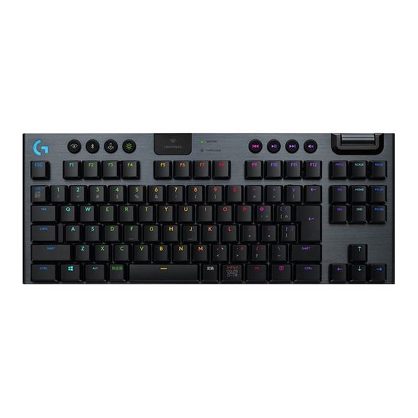 【新品】LOGICOOL G ロジクール ワイヤレズキーボード テンキーレス G913 TKL LIGHTSPEED Wireless RGB Mechanical Gaming Keyboard-Clicky G913-TKL-CKBK ブラック