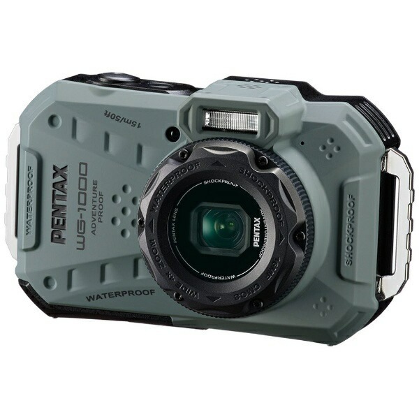 【即日発送】【新品 箱不良・シュリンク破れ品】PENTAX ペンタックス コンパクトデジタルカメラ WG-1000 オリーブ