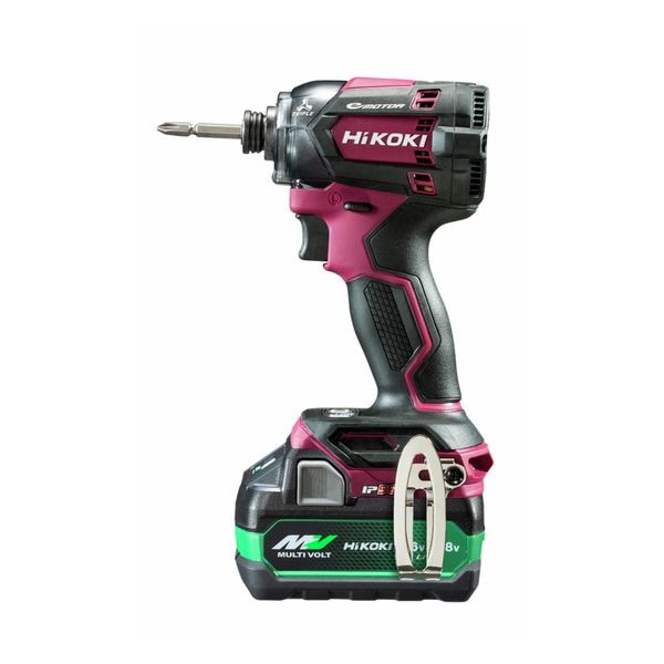 【即日発送】【新品】HiKOKI ハイコーキ 18V コードレスインパクトドライバ フレアレッド/フルセット(BSL36A18X×2、充電器UC18YDL2、ケース付) WH18DC(2XPRZ)