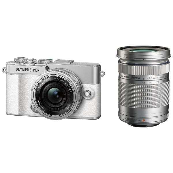 【即日発送】【新品 箱不良・シュリンク破れ品】OLYMPUS PEN E-P7 EZダブルズームキット ホワイト