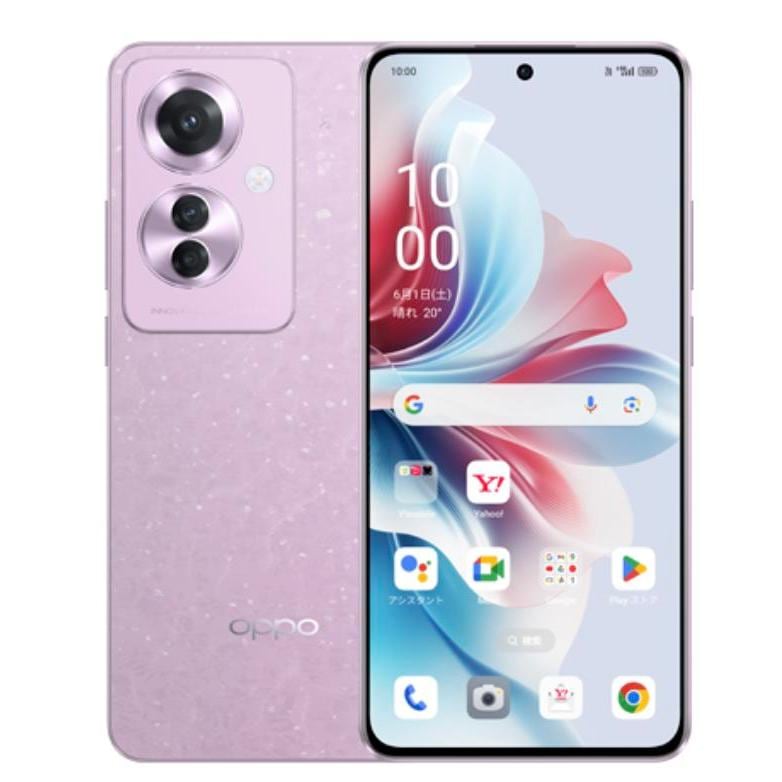 【ラッピング可】【即日発送】【国内版】【新品】OPPO オッポ Reno11 A Y!mobile版 コーラルパープル SIMロック解除品