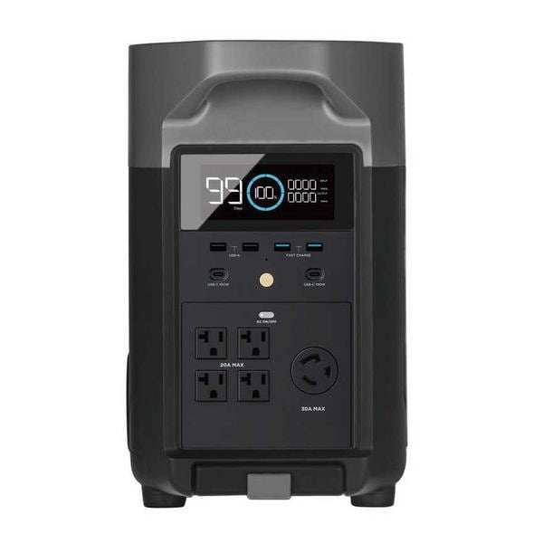 【即日発送】【新品】EcoFlow エコフロー ポータブル電源 DELTA Pro 3600Wh 15出力 ソーラーパネル(別売) DELTAPRO-JP