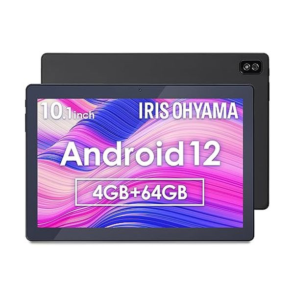 【新品】IRIS OHYAMA アイリスオーヤマ タブレット LUCA 10インチ wi-fiモデル FHD 1920x1080 メモリ4GB ストレージ64GB 8コア TM102M4N1-B ブラック