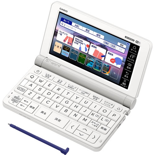【即日発送】【新品 箱不良・シュリンク破れ品】CASIO カシオ 電子辞書 英語(大学生推奨モデル) EX-word ホワイト XD-SX9810WE