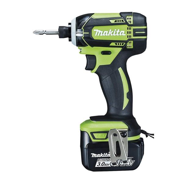 【新品】Makita マキタ 充電式インパクトドライバ 14.4V 3.0Ah TD138DRFXL (BL1430B×2個・充電器DC18RF・ケース付) ライム