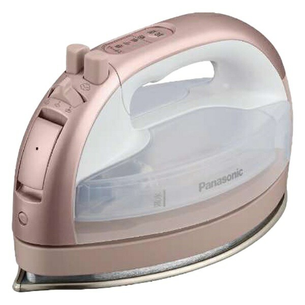 【ラッピング可】【即日発送】【新品 箱不良・シュリンク破れ品】Panasonic パナソニック コードレス スチームアイロン カルル Wヘッドベース NI-WL708-PN ピンクゴールド