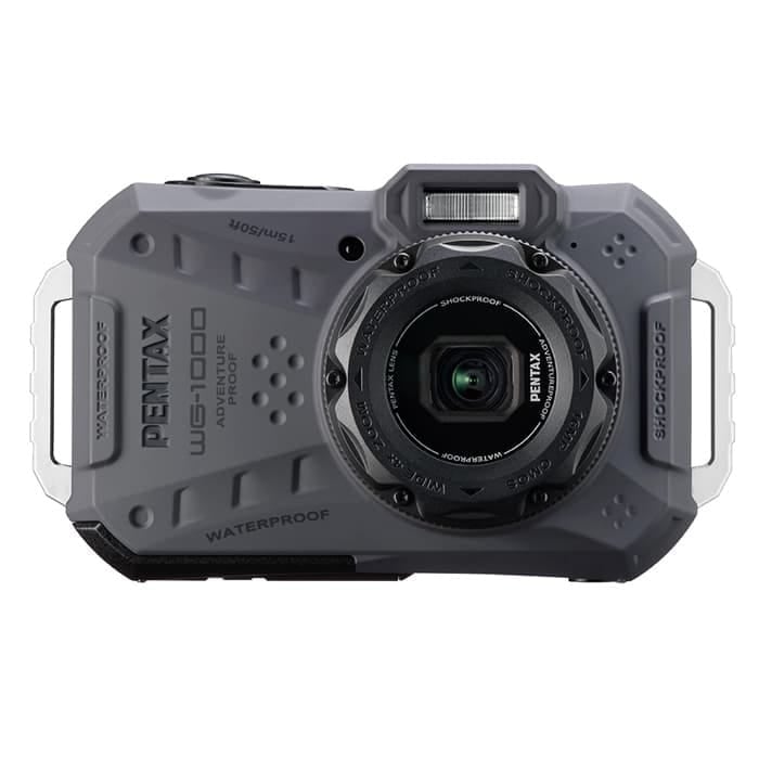 【ラッピング可】【即日発送】【新品 保証開始済み品】RICOH リコー コンパクトデジタルカメラ PENTAX ペンタックス WG-1000 グレー
