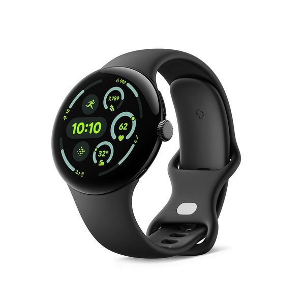 【ラッピング可】【即日発送】【国内版】【新品】Google スマートウォッチ Pixel Watch 3 45mm Matte Black アルミケース/Obsidian アクティブ バンド (WiFi) GA05785-US