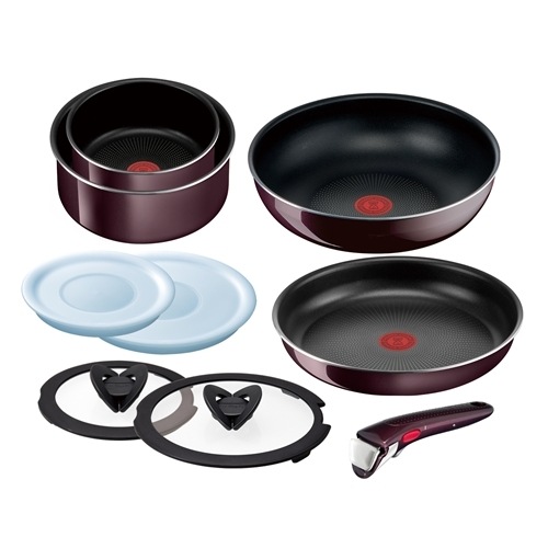 【即日発送】【新品 箱不良・シュリンク破れ品】T-FAL ティファール フライパンセット インジニオ・ネオヴィンテージボルドー・インテンスセット9 L43991