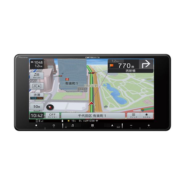 【新品】pioneer パイオニア カーナビゲーション 楽ナビ 7インチワイド チューナー・AV一体型メモリーナビ AVIC-RW521
