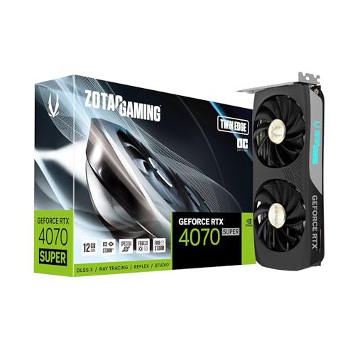 【新品 未開封】ZOTAC ゾタック グラフィックボード GAMING GeForce RTX 4070 SUPER Twin Edge OC 12GB GDDR6X