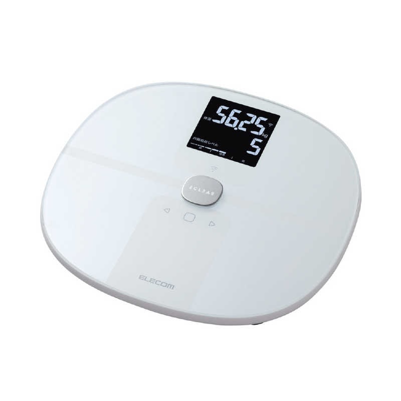 【新品】ELECOM エレコム エクリア 体組成計 Wifi接続対応 HCS-WFS01WH ホワイト