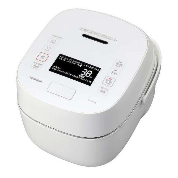 【即日発送】【新品 箱不良・シュリンク破れ品】TOSHIBA 東芝 炊飯器 5.5合 炎匠炊き 真空圧力IH RC-10VXV(W) グランホワイト