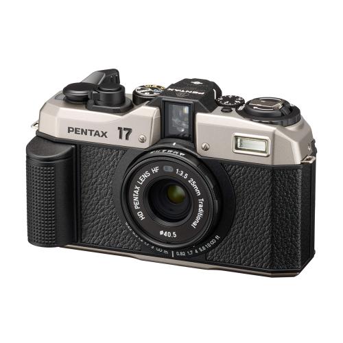 【ラッピング可】【新品 保証開始済み品】PENTAX ペンタックス フィルムカメラ PENTAX17 ダークシルバー