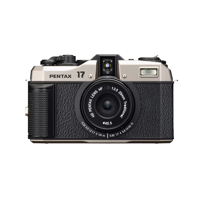 【即日発送】【新品 箱不良・シュリンク破れ品】PENTAX ペンタックス フィルムカメラ PENTAX17 ダークシルバー
