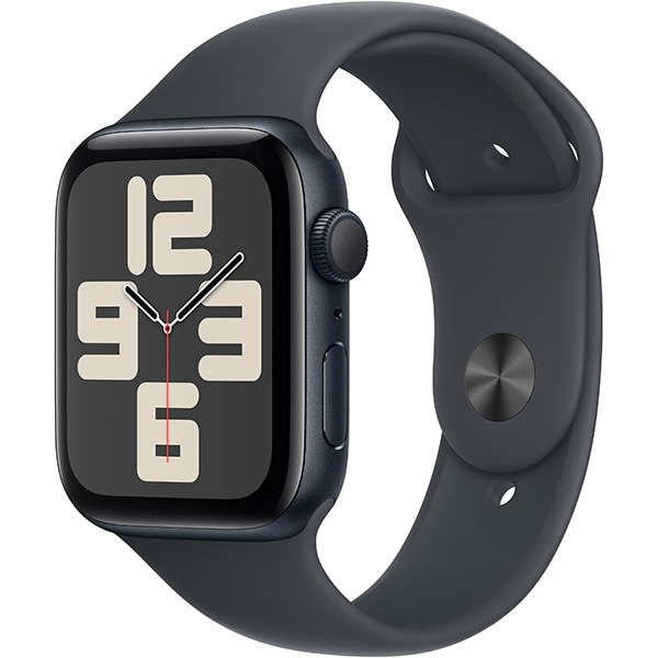 【ラッピング可】【新品】Apple Watch SE 第2世代 GPSモデル 44mmミッドナイトアルミニウムケースとミッドナイトスポーツバンド M/L MXEK3J/A