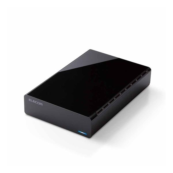 【新品】ELECOM エレコム 外付けハードディスク 4TB ラバーフット付 ELD-HTV040UBK ブラック