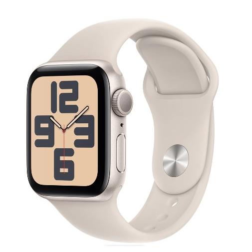 【ラッピング可】【新品】Apple Watch SE 第2世代 GPSモデル 40mm MXEF3J/A スターライトスポーツバンド S/M