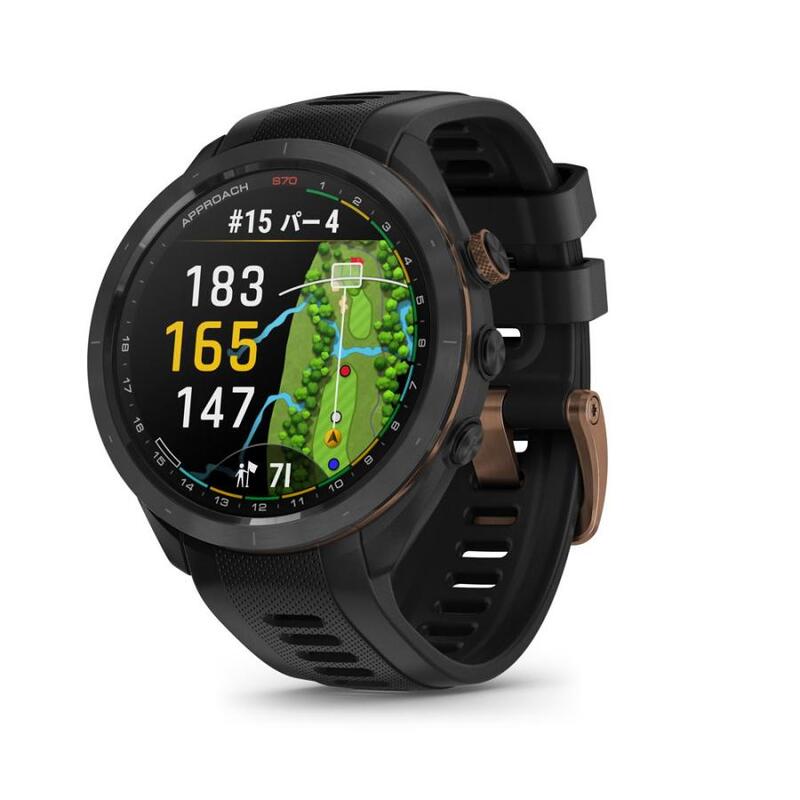 【即日発送】【新品 箱不良・シュリンク破れ品】GARMIN ガーミン ゴルフウォッチ Approach S70 47mm ブロンズ